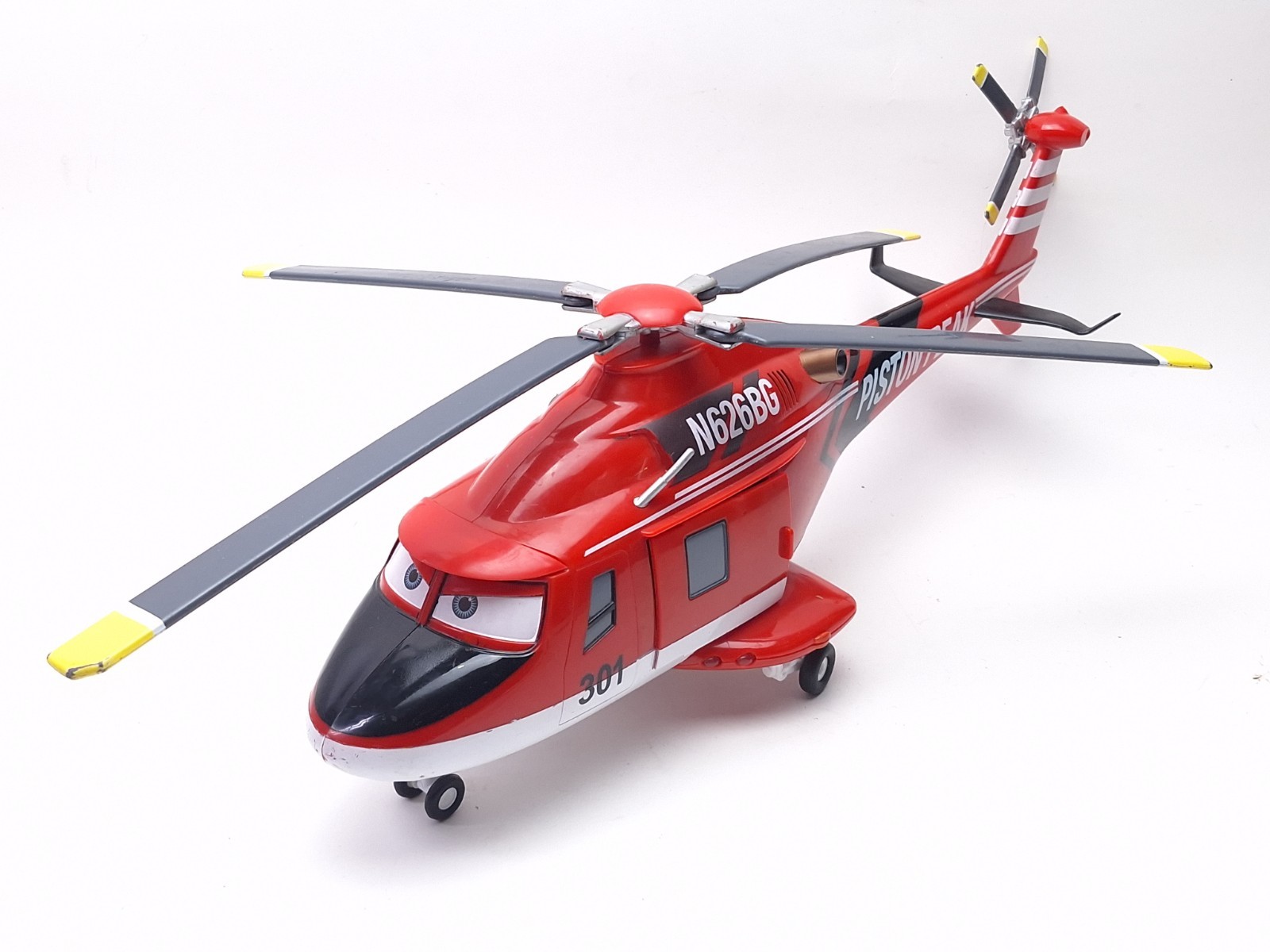 Disney Pixar Planes Large Piston Peak Red 15" Ranger Helicopter Fire Rescue