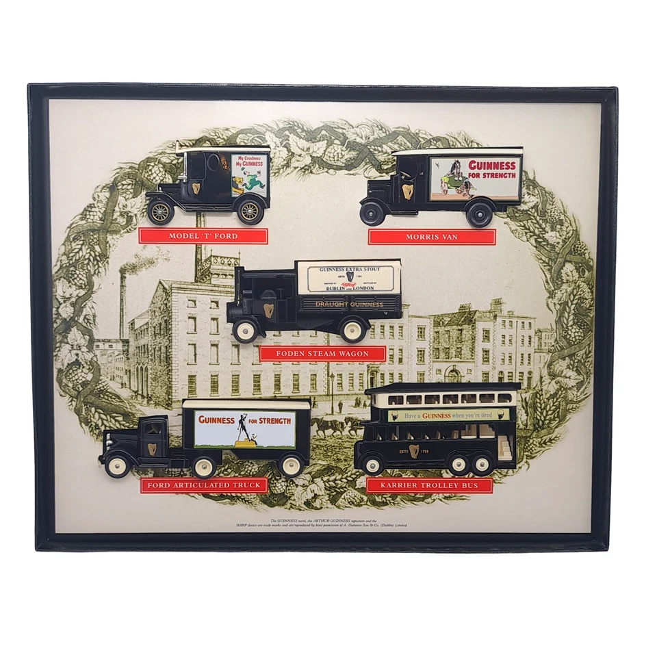 Guinness 1999 Lledo Diecast Vehicle Collection Set w/ Art Print Limited Edition - Image 3 of 4
