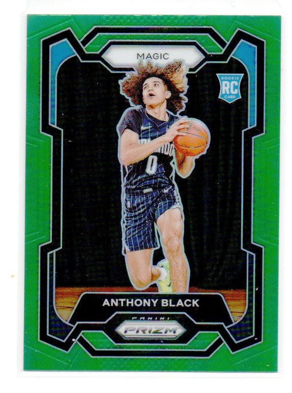 Anthony Black 2023-24 Panini Prizm Green RC #170-Orlando Magic