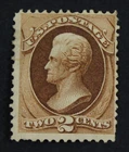 CKStamps: US Stamps Collection Scott#146 2c Jackson Mint H OG Gum Disturb