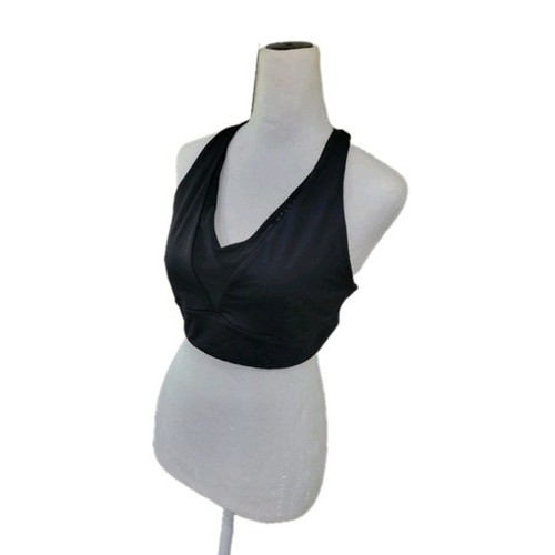 ZYIA Active Adjustable Sports Bra Women's Medium Black Mesh V Neck Convertible - Picture 3 of 12