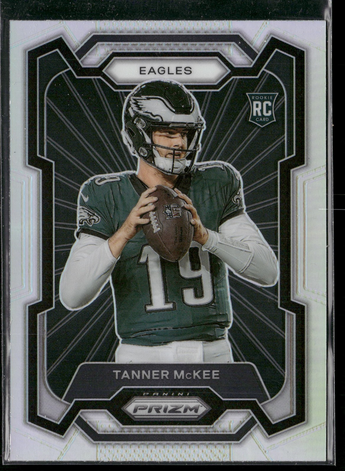 Tanner McKee Panini Prizm #319 Silver