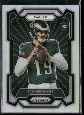 2023 Panini Prizm #319 Tanner McKee Rookie Variations Prizms Silver