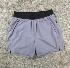 Whoop Shorts Mens L Purple Blue 4.0 Any Wear Lined Athletic Performance Pockets