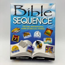 Bible Sequence COMPLETE Jax 2010 Card Board Game Family Kids Christian Religious