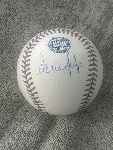 AARON JUDGE SIGNED AUTOGRAPHED OML BASEBALL YANKEES 3X AL MVP 7X ALL STAR