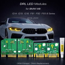 CSL Yellow DRL LED Boards For BMW 8 Series G14 G15 G16 F91 F92 F93 M8 Headlights
