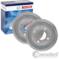 2X Bosch Bremstrommeln 200Mm Hinten Passend FÜR Seat Arosa Cordoba Ibiza MII
