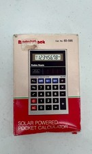 Vintage Radio Shack solar power pocket calculator 65-595