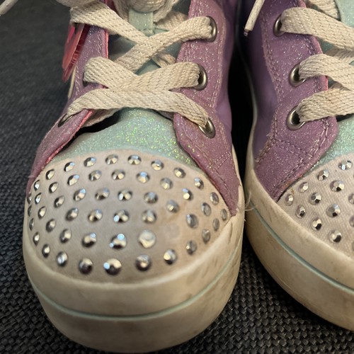 Sketcher Twinkle Toes Light Up Wings Unicorn High Top Shoes Size 1.5 Kids - Picture 9 of 17
