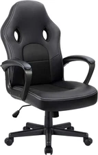 Gaming Chair Office Chair Leather Computer Desk Chair Racing Style Ergonomic Adj