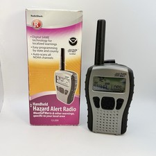 Radio Shack Hazard Alert Radio Handheld Public Alert Weather 12-259 Tested Used