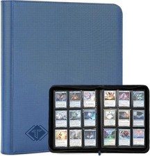 Trading Card Binder 9 Pocket, 432 Side-Loading TCG Card Binder Album Folder Boo