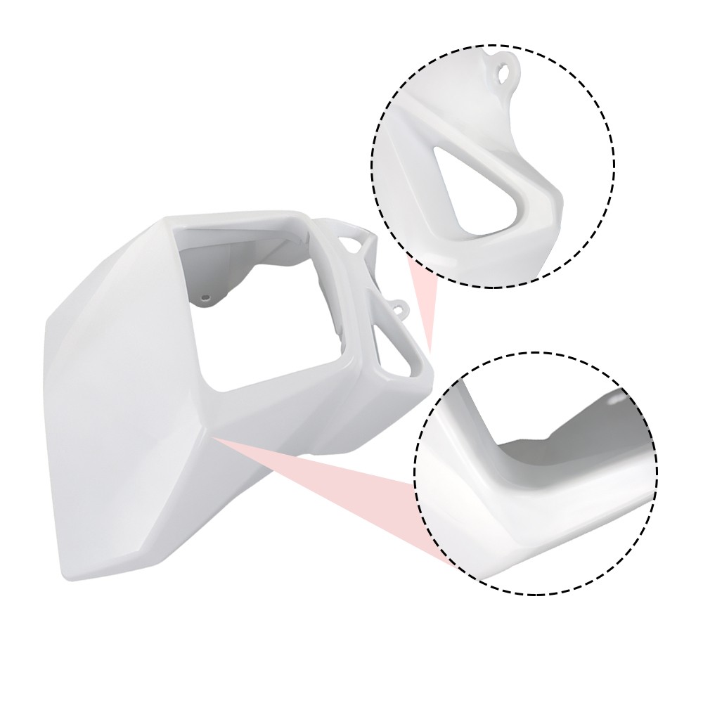 Fit For Suzuki DRZ400S SM DR650 DRZ250 White Headlight Shroud