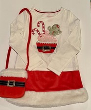 Girls Size 6 - 3 Piece Christmas Outfit In EUC