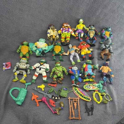 Playmates Toys TMNT 1994 Ninja Turtles Warriors of The Forgotten Warrior...