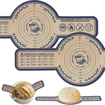 New Large Silicone Bread Sling for Dutch Oven 2 Pack 10'' Round Non-Stick & 500F