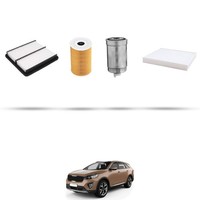 Hoffcar Set Service - 4 Filter FüR Kia Sorento III (Um) 2.2 Crdi 147Kw Von 201