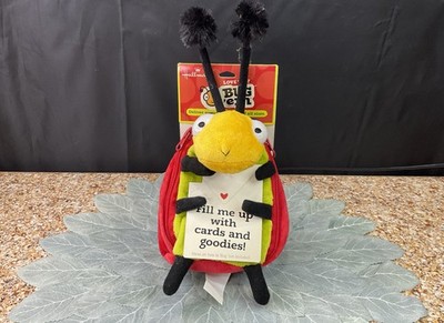 Hallmark Collectible Love'em Bug 'em Ladybug Zippered Bag Pouch Plush