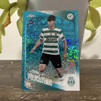 Topps Chrome UCL RC /299 Eduardo Felicíssimo #60 Sporting Clube Portugal lot 2 