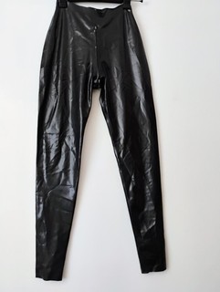 Ladies Size Small Black Latex Size Small Leggings