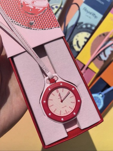 Original Swatch Royal Pop Pink & White Watch – Swiss Made – Pre-Owned