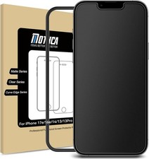 Mothca Matte Glass Screen Protector for iPhone 16e 14 13 Pro