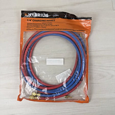 10ft 34722 Enviro-guard Hose Set For Robinair Hvac Hoses R-134a Manual Repla...