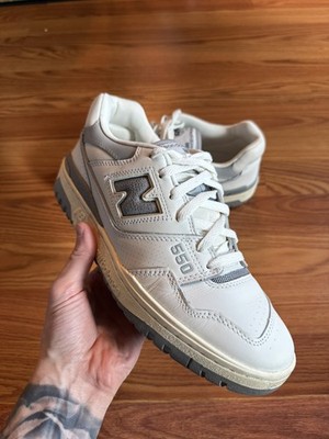 New Balance x Aimé Leon Dore ALD 550 Mens 9.5 D Shoes Silver White BB550ALE