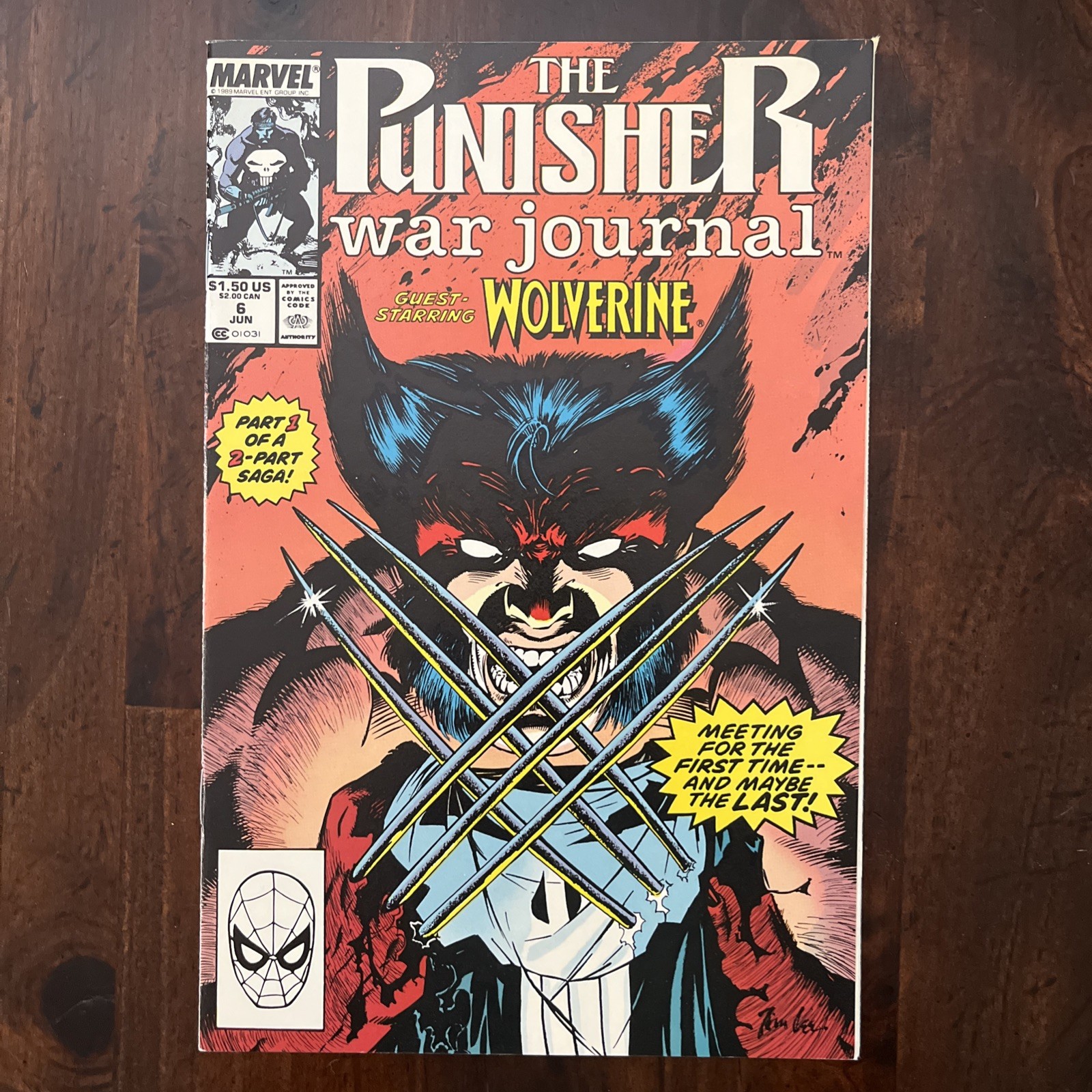 The Punisher War Journal #6 Guest Starring Wolverine