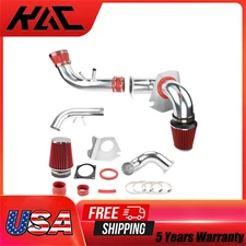 3.5in Cold Air Intake Induction Pipe Kit Red Filter  For Ford Mustang V8 4.6L