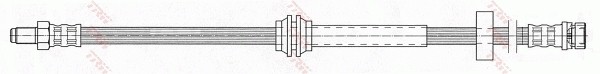 Rear TRW-OE PHB428 Brake Hose for FORD,FORD AUSTRALIA