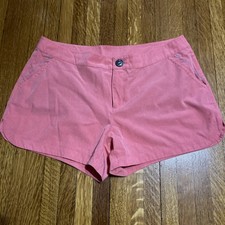 Alp-n-Rock Sz 2 Wildblume Pink Button Hiking Shorts Pockets