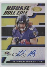 2018 Certified Rookie Roll Call Signatures Mirror Gold /15 Hayden Hurst Auto 0pm