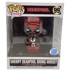 Funko POP Sheriff Deadpool Riding Horsey #99 Rides Funko Shop Limited Edition