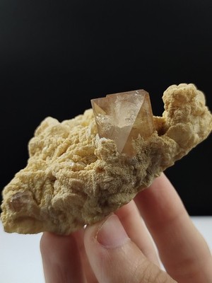 132g Natural Heated Topaz Crystal Specimen Mineral On Matrix From Pakistan 