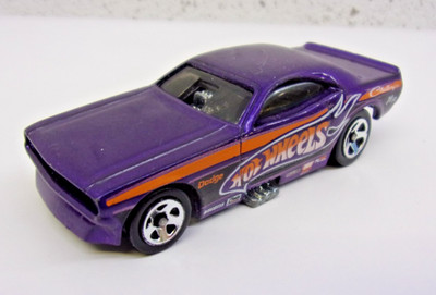 Vintage Hotwheels 1975 purple Hot Wheels Dodge Challenger Funny