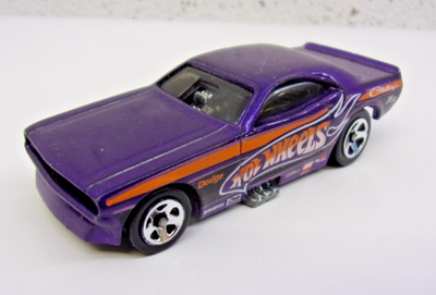 Vintage Hotwheels 1975 purple Hot Wheels Dodge Challenger Funny