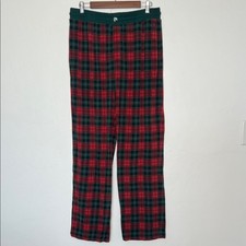 Little Sleepies Bamboo Pajama Pants Men XL Red Green Plaid Lounge Sleepwear