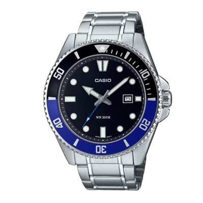 Reloj Casio MDV-107D-1A2V Hombre - Acero Inoxidable, Deportivo, Resistente 200m