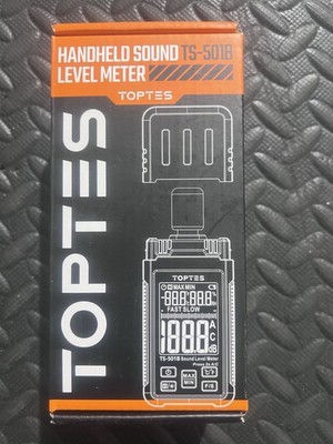 Decibel Meter TopTes TS-501B Sound Level Meter with 2.25  Backlit LCD Screen ...
