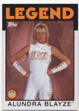 ALUNDRA BLAYZE 2016 Topps Heritage WWE Base #71 Pro Wrestling Trading Card