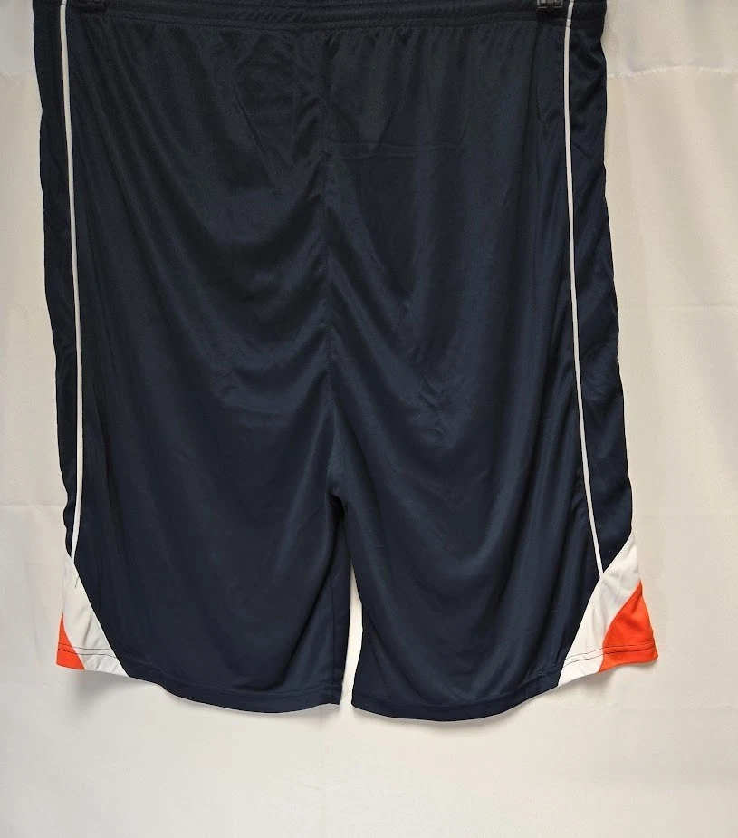 男式 Fanatics NFL 丹佛野马 B&T 蓝色涤纶标志橄榄球短裤 — 第 2/4 张图片