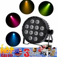 120W LED PAR 64 Stage DMX Light RGBW DJ Disco Party Wedding Uplighting