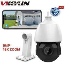 VIKYLIN 5MP 18X ZOOM PTZ Camera Mic Speaker Human Auto Tracking 360 Pan 90 Tilt