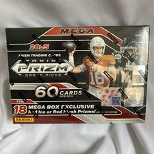2025 Panini Prizm Draft Picks College Football Mega Box Factory Sealed
