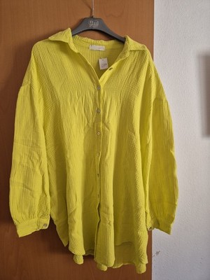 My Lala Bluse Kiwifarben Einheitsgröße Ca 42-48 Neu Langarm Mit Aufdruck Hinten 