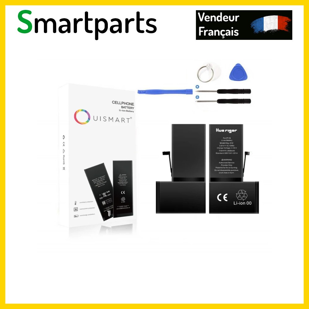 Batterie interne iPhone Xs remplacement kit outils complet et adhesif double face