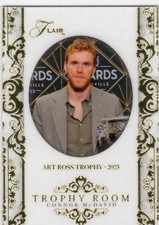 2025-26 FLEER FLAIR TROPHY ROOM INSERT #TR-2 OILERS - CONNOR McDAVID