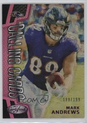 2023 Certified Calling Cards Mirror Pink 198/199 Mark Andrews #CALL-17 11ng